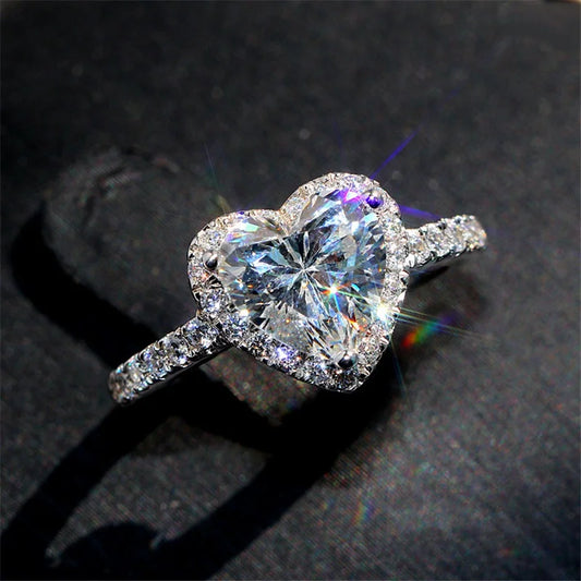 Eternal Radiance Heart Ring